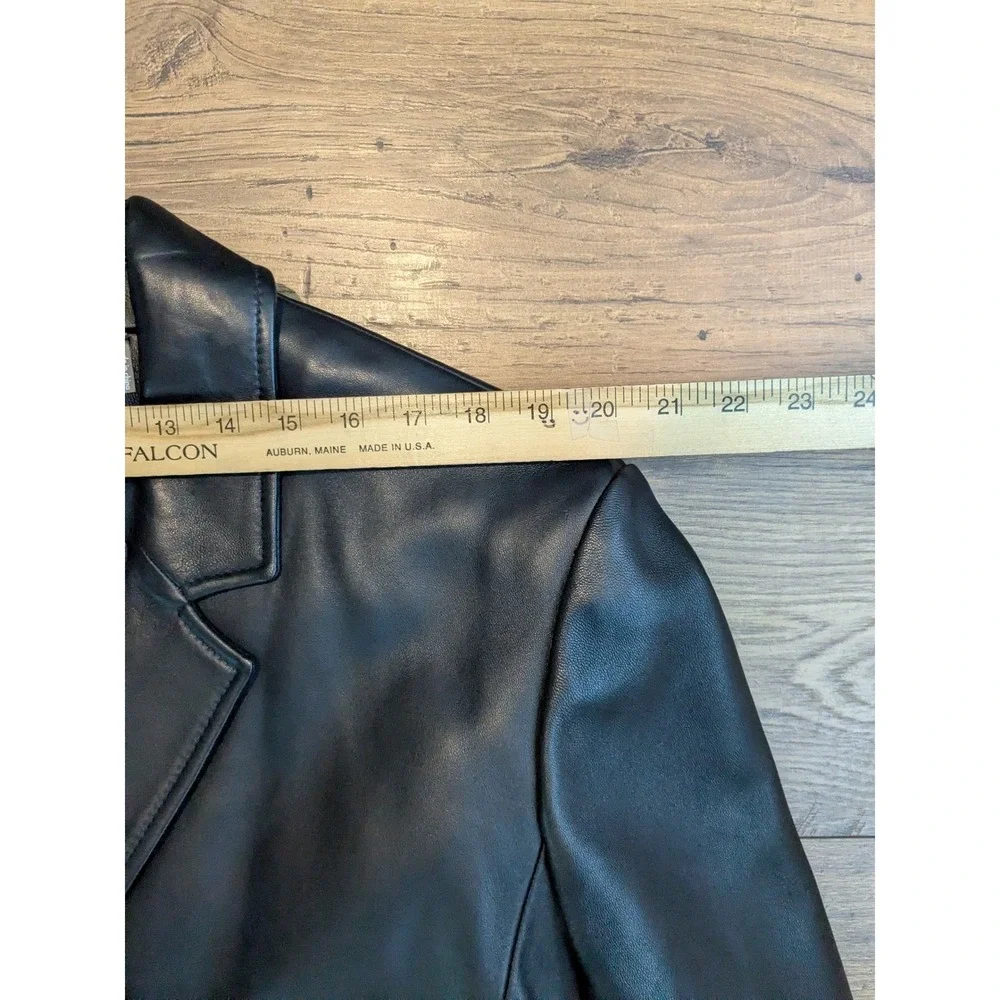 NWT‎ $NWT $449 Calvin Klein Mens Black Genuine Leather Jacket Thinsulate Lined L